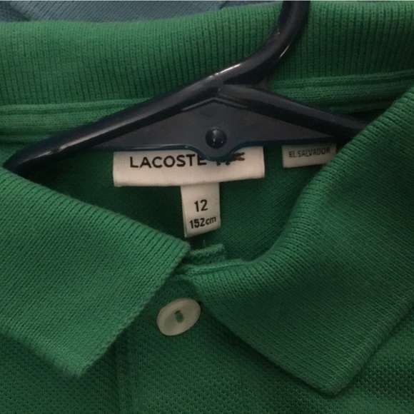 Lacoste Boys Polo in Bright Green - Picture 2 of 3